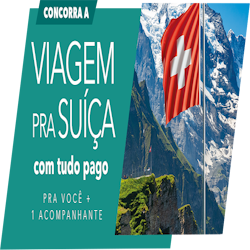 Concorra a uma viagem para Suiça +1 acompanhante tudo pago com produtos Elmex na Drogaria Rosário