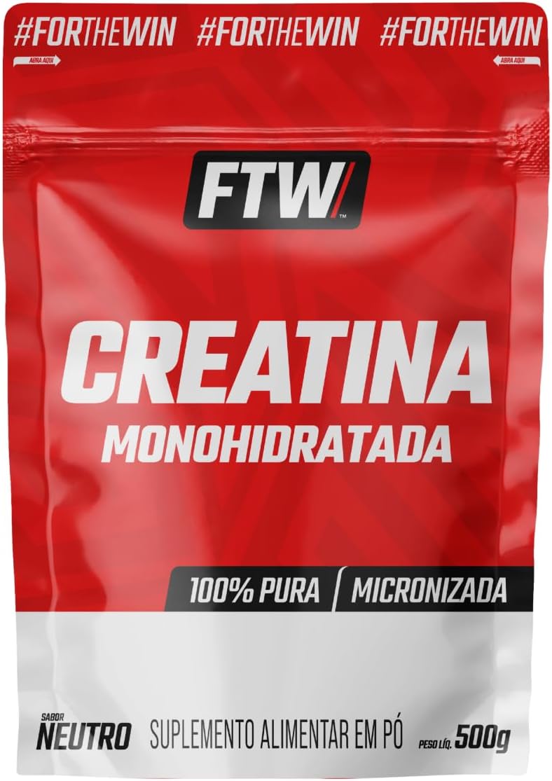 -28% FTW CREATINA 100% PURA MONOHIDRATADA – Refil 500g