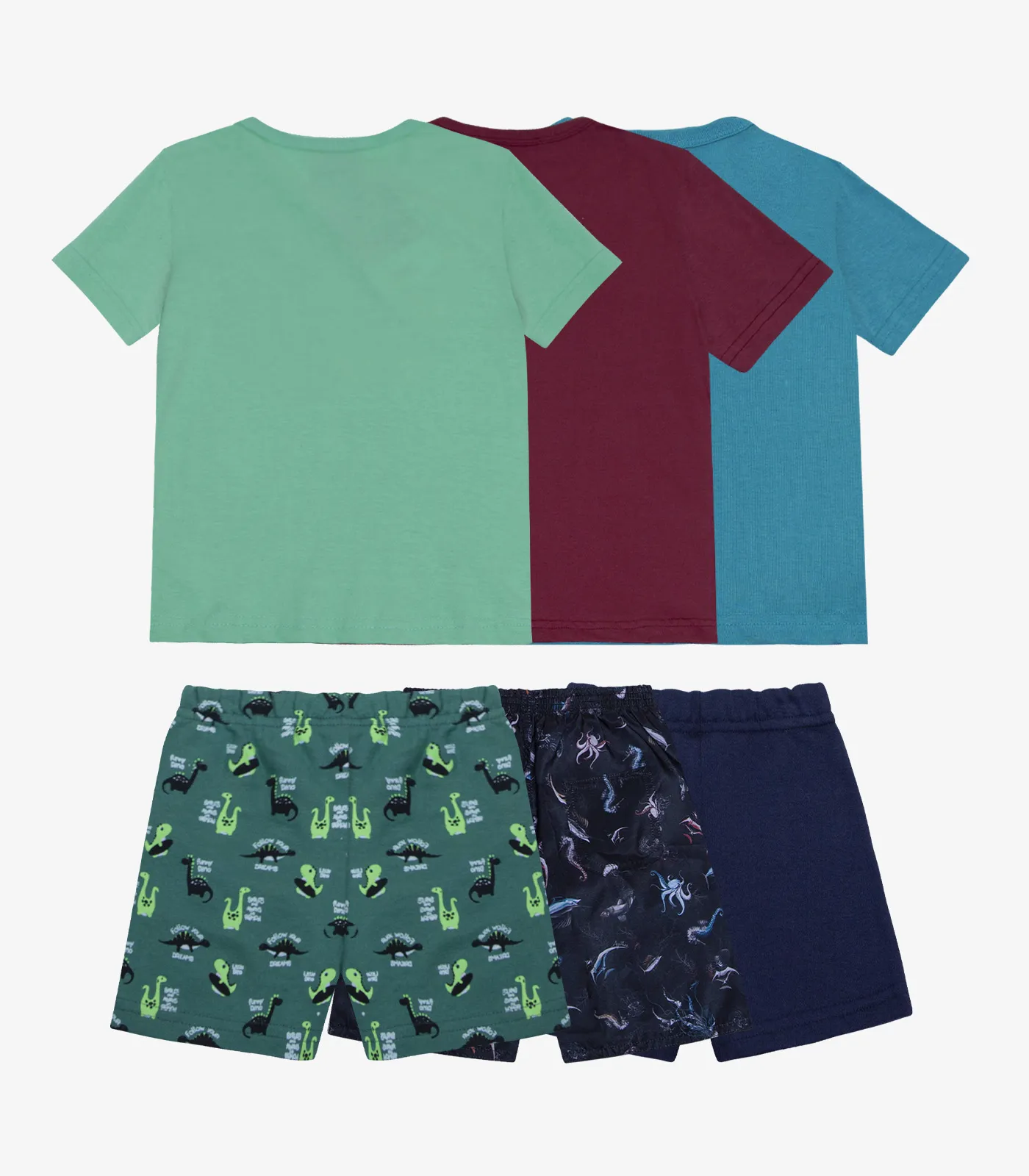 -72%OFF Kit Combo 3 Conjuntos Masculino Sortidos Agathos Sortida