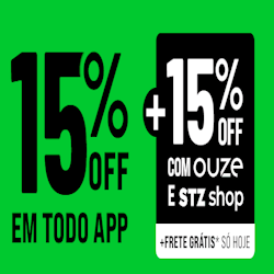 Lançamento APP Studio Z 15%OFF +15%OFF com APP e Frete Grátis acima de R$ 149