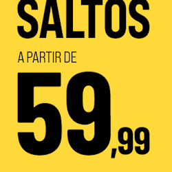 Saltos a partir de R$ 59.99 +15%OFF no APP ou 10%OFF na Primeira Compra StudioZ +5%OFF no PIX