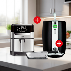 -41%OFF Kit Petisco e Chope: Airfryer Expert, Faca, Chopeira na Arno