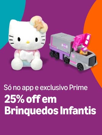 Exclusivo Prime: Só no app – 25% off em Brinquedos Infantis na Amazon