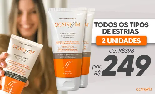 Cicatrissim 2 unidades por R$ 249