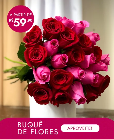 Buquê de flores a partir de R$ 59,90 na Giuliana Flores