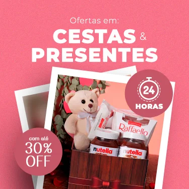 Cestas e Presentes com até -30%OFF nas Cestas Michelli